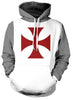 3D Knight Amor Printed Hoodie 002 - designfullprint