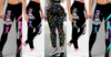 Skull Gift Multi-Color Fight Like A Warrior Sugar Skull Girl Cancer Awareness Premium Leggings