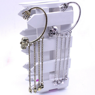 Skull Tassel 1 PC Ear Hook Earrings