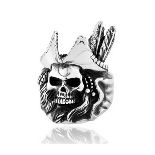 Stainless Steel Pirate Skull Ring