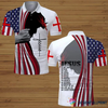 Gift For Christian Jesus Is My Everything America Flag Polo Shirt NHD