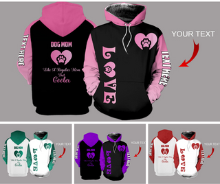 Gift For Mom Personalized Dog Mom Unisex Size Hoodie 4 Colors Sweatshirts Mother Day Gift For Dog Mom
