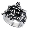 Punk Pirate Skull Stainless Steel Ring