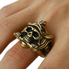 Punk Pirate Skull Stainless Steel Ring