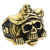 Punk Pirate Skull Stainless Steel Ring