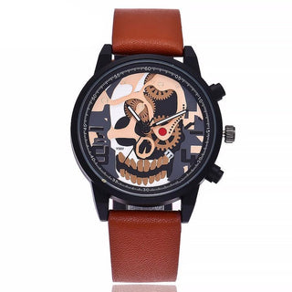 Skeleton Skull Waterproof Sports Watch - designfullprint