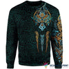 Gift For Viking Lover Viking Fenrir Tattoo Hoodie Viking Pullover Zip Up Hoodie and Longsleeve Tshirt US Unisex Size HG