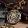 Vintage Skull Pocket Watch