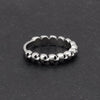 Vintage CZ Evil Skull Silver Rings