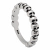Vintage CZ Evil Skull Silver Rings
