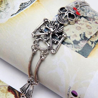 Vintage Hot Rock Gothic Style Skull Bracelet