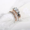 Luxury Vintage Skull CZ Cubic Zirconia Ring For Women