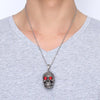 Stainless Steel Gothic Skull Necklace - designfullprint
