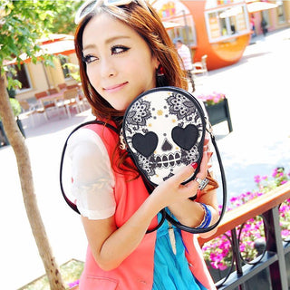 Skull Flower Bag - designfullprint