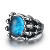 Stainless Steel Punk Claw Finger Skull Ring