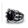 Stainless Steel Punk Claw Finger Skull Ring