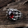 Stainless Steel Punk Claw Finger Skull Ring