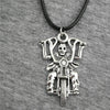 Vintage Biker Skull Pendant Necklaces