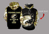 Fishing Gifts Gift For Dad Fishing Dad Fishing Personalized US Unisex Size Hoodie 5 Fish Type