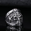 Titanium Steel Punk Skull Ring