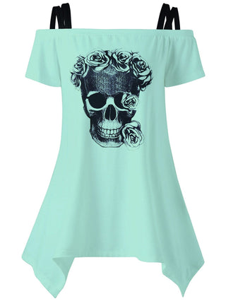 Floral Skull Outfit Shirt