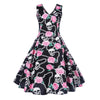 Skull Rose Dress - designfullprint