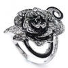 Retro Vintage Rose Pattern Punk Ring - designfullprint