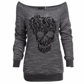 Women’s Black Sugar Skulls Sweater