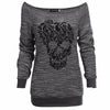 Women’s Black Sugar Skulls Sweater