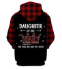 Black Pride Daughter of The King Christmas Red Tartan Hoodie