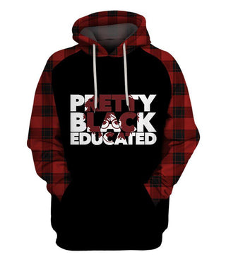 Black Pride Black Educated Xmas Hoodie