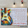 Guitar I Can Only Imagine Horizontal Poster LN Surrounded By Your Glory Poster