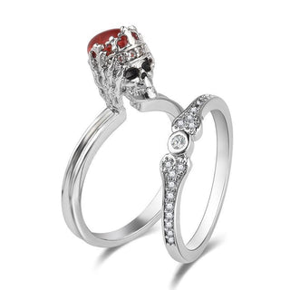 Skeleton Skull Ring - designfullprint