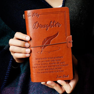 Gift For Dad To Daugther - Dad - Enjoy the Ride - Vintage Journal