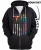 Personalized  Tie-dye Flag Pharmacy Tech US Unisex Size Hoodie