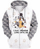 I Just Freaking Love Cats Gifts For Cat Lovers Hoodie US Unisex Size Hoodie Longsleeve Zipup Gifts For Cat Lovers