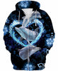 Dolphin Lovers Dolphin Hoodie US Unisex Size Hoodie Longsleeve Zipup
