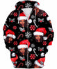 Black Pride Christmas Santa Melanin Hoodie Sweatshirt T Shirt Unisex Size