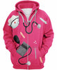 Medical Tool Medical Assistant Hoodie Pullover Zipup Sweatshirt Unisex Size