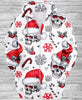 Skull Gift Xmas Christmas Skulls Multi Types Pullover/Zipup Hoodie, Long Sleeve Shirt, and Tshirt US Unisex size Skull Sweatshirt Skull With Hoodie