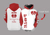 Gift For Mom Dog Mom Red Sleeves Personalized US Unisex Size Hoodie Gifts For Dog Lovers