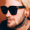 Black Skeleton Unisex Sunglasses - designfullprint