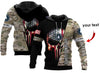 Skull Gift Personalized Space Force Skull US Unisex Hoodie