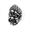 Stainless steel Orient Skull Ring