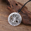 Tree Of Life With Wiccan Pentacle Necklace