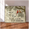 Those We Love Always Stay In Heart Northen Cardinals Cardinals Pair Love Quotes Wall Art Canvas PA