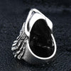 Skull Gift Gift For Viking Lover Viking Punk Skull Stainless Steel Ring