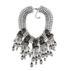Luxurious Gun Metal Chunky Chain Skull Necklaces