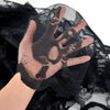 Black Lace Skull Tablecloth - designfullprint