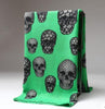 Square Cashmere Skull Scarf with Vibrant Colors - designfullprint